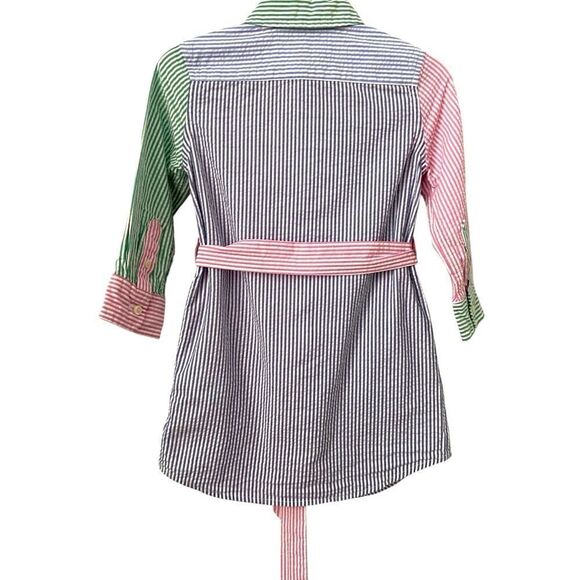 Polo Ralph Lauren Girls' Seersucker Fun Shirtdress in Size 2T - Picture 5 of 11